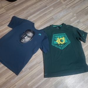 2 nike KD shirts